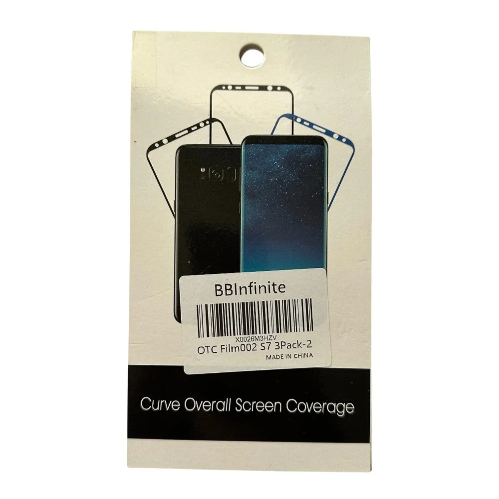 New 3 Pack B BInfinite Screen Protector For Samsung Galaxy S7 Curve Overall